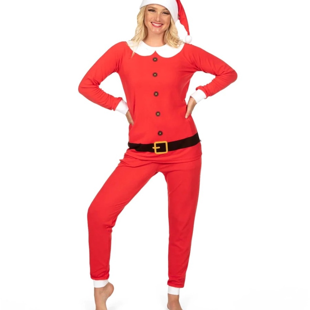 WOMEN'S MRS. CLAUS PAJAMA SET